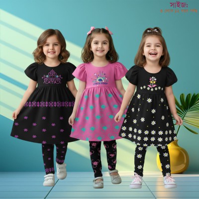 Export quality short sleeve Frock set for girls