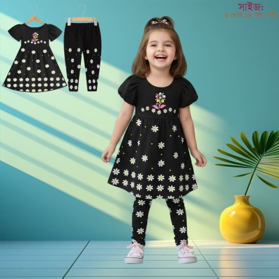 Export quality short sleeve Frock set for girls
