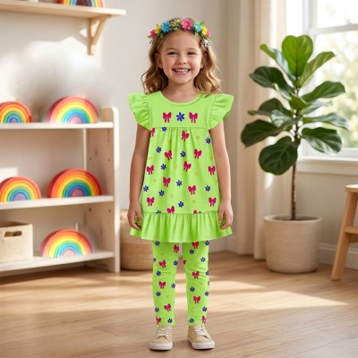 Export quality short sleeve Frock set for girls