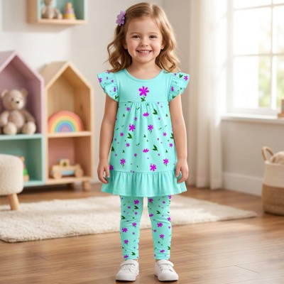 Export quality short sleeve Frock set for girls