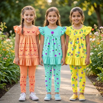 Export quality short sleeve Frock set for girls