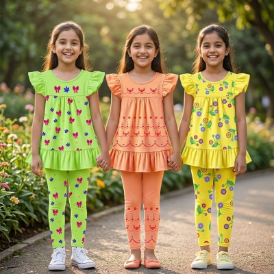 Export quality short sleeve Frock set for girls