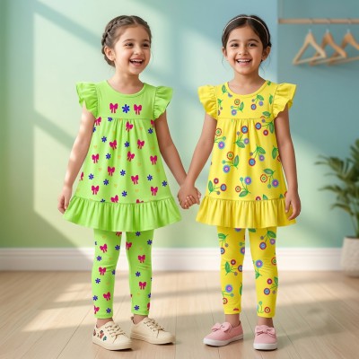 Export quality short sleeve Frock set for girls