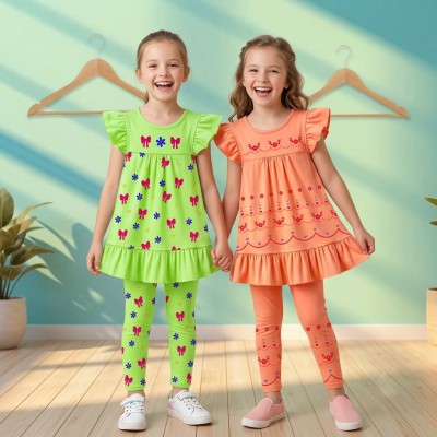Export quality short sleeve Frock set for girls