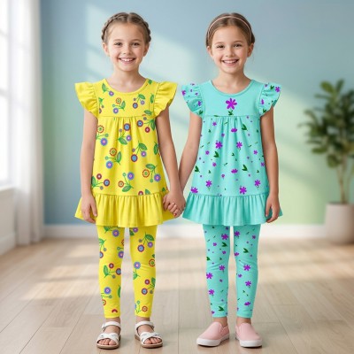 Export quality short sleeve Frock set for girls