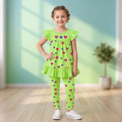 Export quality short sleeve Frock set for girls